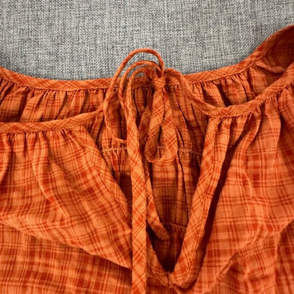 New! a.n.a a new approach Blouse XL Top Relaxed Fit 3/4th Sleeves Bombay Brown‎ - Picture 9 of 12